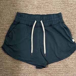 Vuori Dark Teal Athletic Shorts